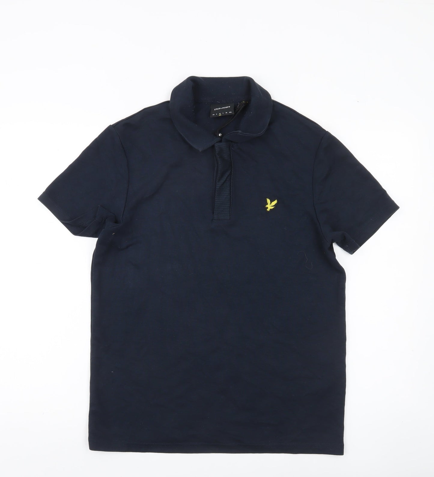 Lyle & Scott Men’s Blue Polo Shirt L Short Sleeve Regular Fit