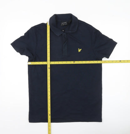 Lyle & Scott Men’s Blue Polo Shirt L Short Sleeve Regular Fit