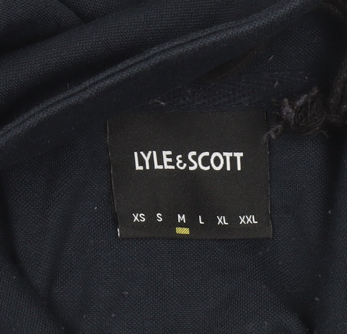 Lyle & Scott Men’s Blue Polo Shirt L Short Sleeve Regular Fit