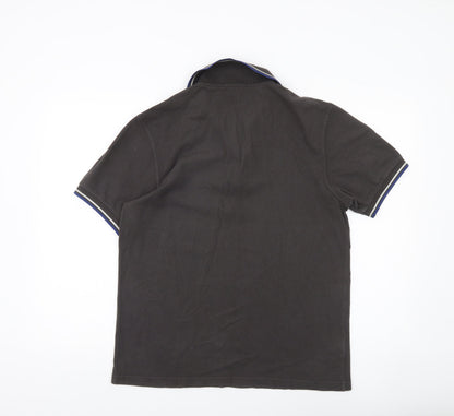 Fred Perry Men's Grey Polo Shirt M Cotton Classic Casual