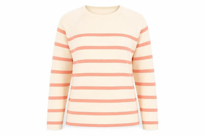 Front view of Gallery Women’s Multicoloured Striped jumper UK S