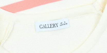 Gallery Women’s Multicoloured Striped Pullover Jumper UK S