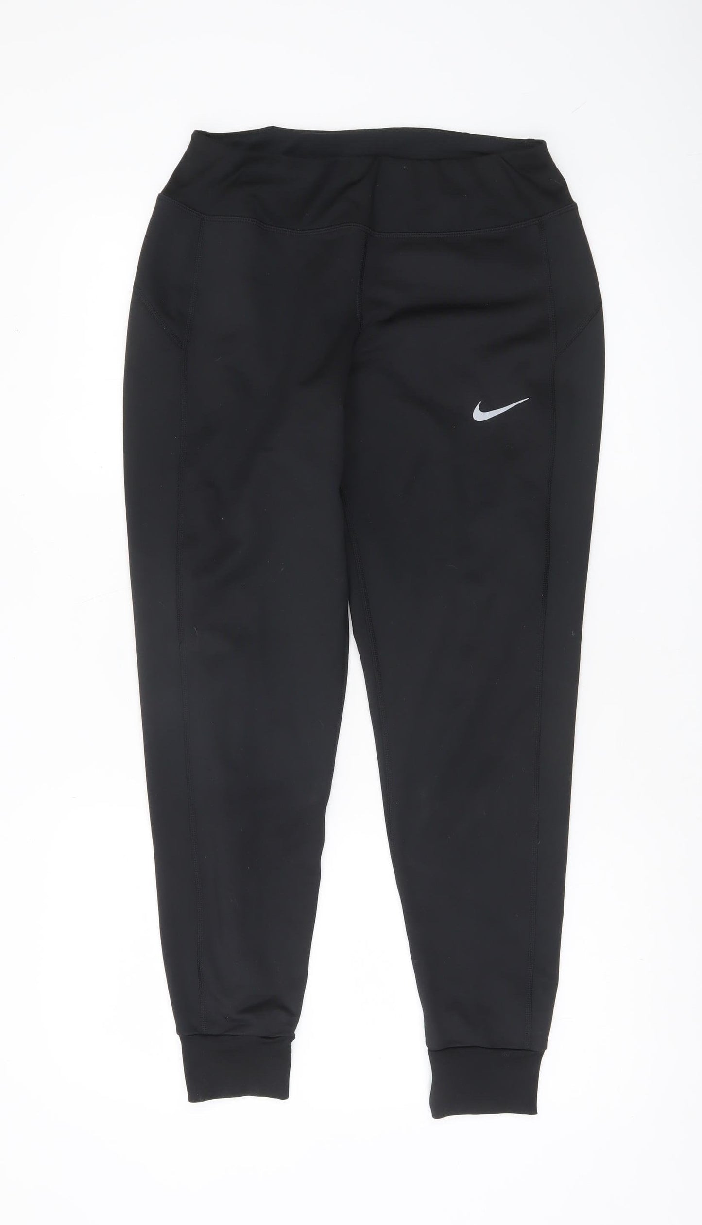 Nike Womens Black Slim Fit Jogger Dri-Fit Activewear Trousers S