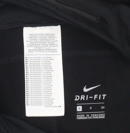 Nike Womens Black Slim Fit Jogger Dri-Fit Activewear Trousers S