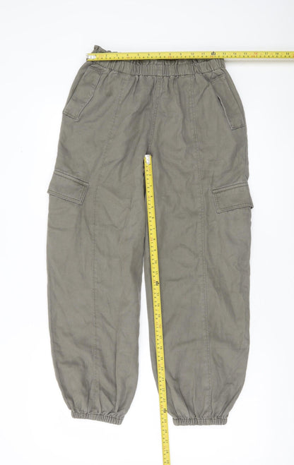 Dunnes Stores Women’s Green Cargo Trousers Size 25in Waist Casual