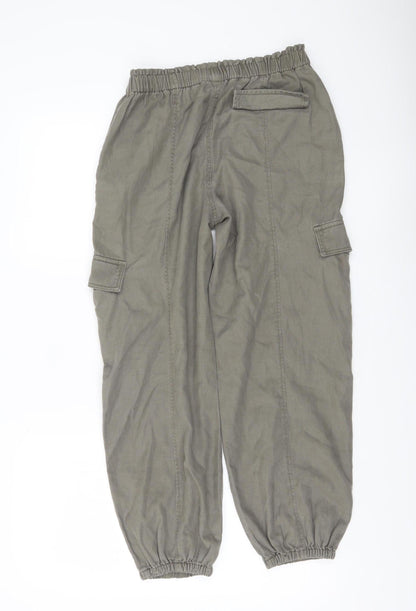 Dunnes Stores Women’s Green Cargo Trousers Size 25in Waist Casual
