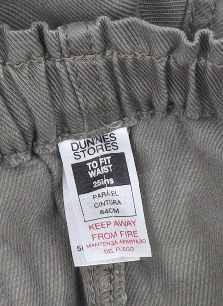 Dunnes Stores Women’s Green Cargo Trousers Size 25in Waist Casual