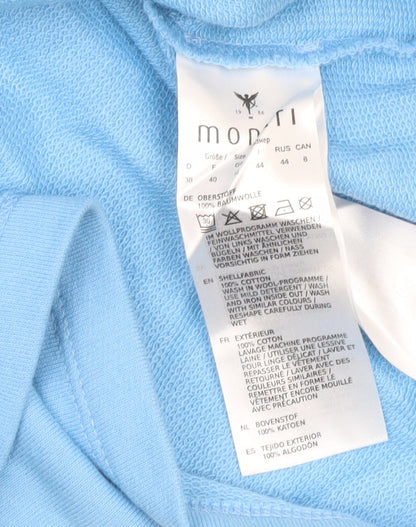 Monari Women’s Blue Pullover Sweatshirt Size 10 Cotton Long Sleeve