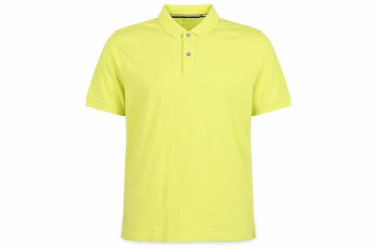 BOSS Men's Yellow XL Polo Shirt Cotton Short Sleeve Logo