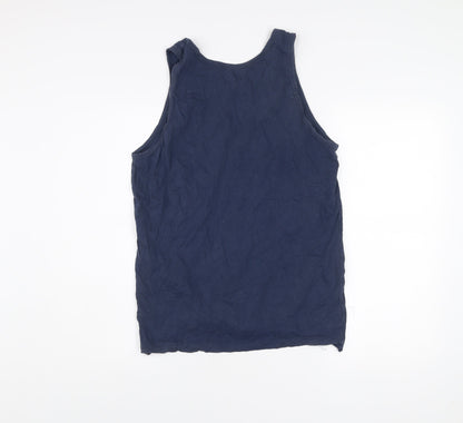 Levi's Men's Blue Sleeveless Graphic T-Shirt Size M