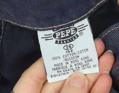 Pepe Jeans Womens Vintage Jeans Blue Size 25 Straight Leg Cotton