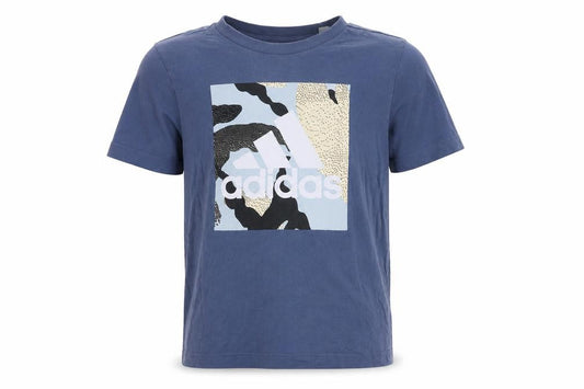 Boys UK Size 10 Years adidas Blue Basic T-Shirt