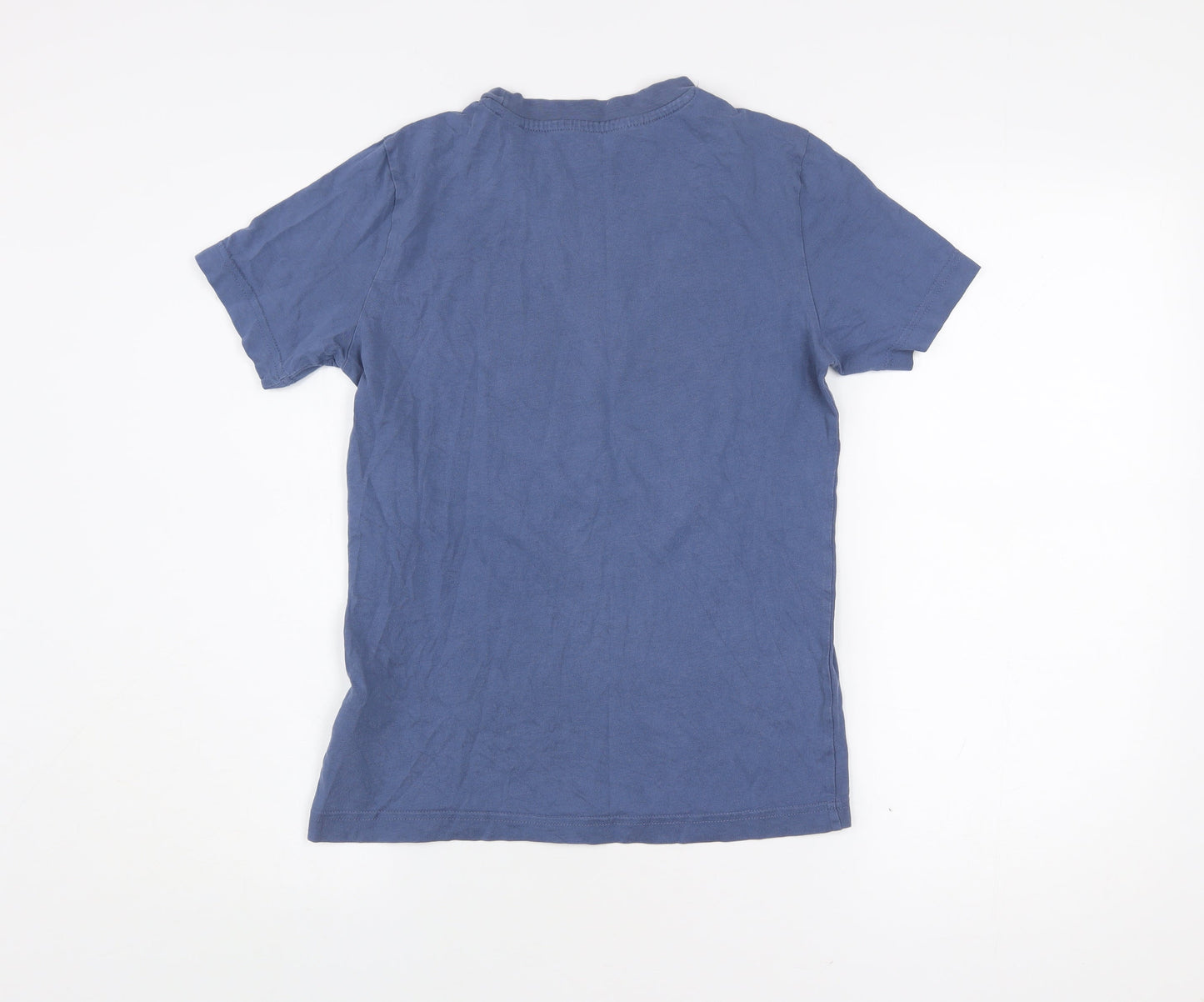 Boys UK Size 10 Years adidas Blue Basic T-Shirt