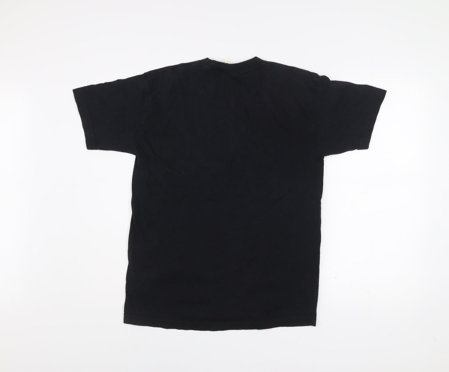 Quality Goods Women Black Cotton Canada Embroidered T-Shirt M