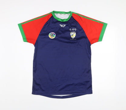 BCF Sports Men’s Blue Football Rugby Jersey T-Shirt Size M