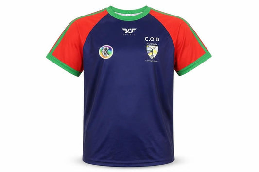 BCF Sports Men’s Blue Football Rugby Jersey T-Shirt Size M