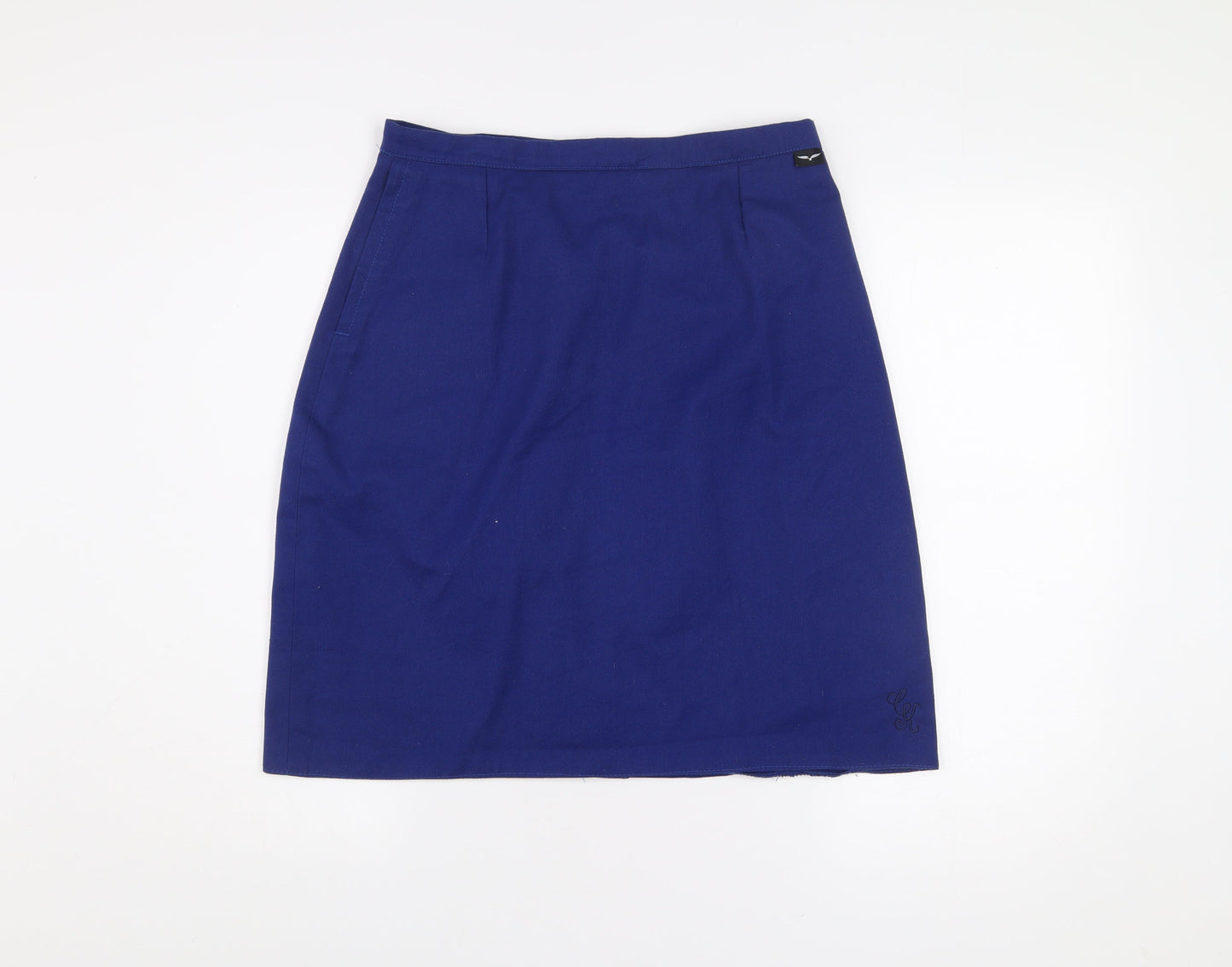 Hunter Women’s Blue Knee Length Pencil Skirt Size 14 Workwear