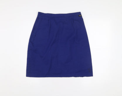 Hunter Women’s Blue Knee Length Pencil Skirt Size 14 Workwear