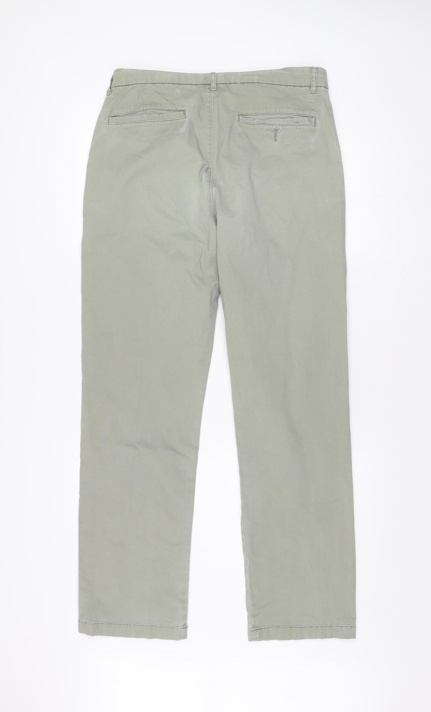 Debenhams Men's Grey Chino Trousers 34W 31L Regular Fit