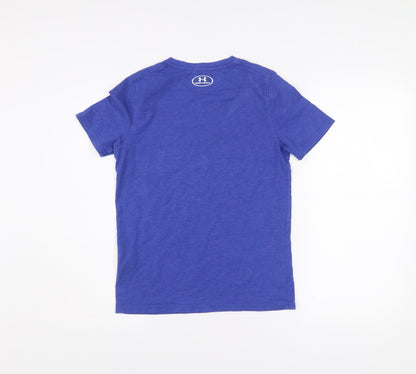 Under Armour Boys Blue 13-14Y Short Sleeve Active T-Shirt