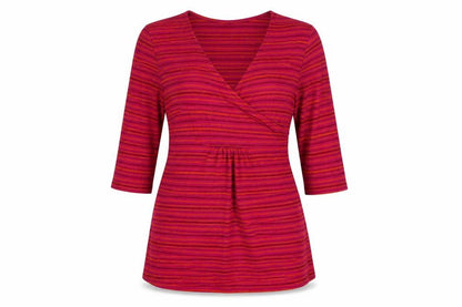 H&M Mama Womens Maternity Striped Wrap Blouse Size 12 Multicoloured