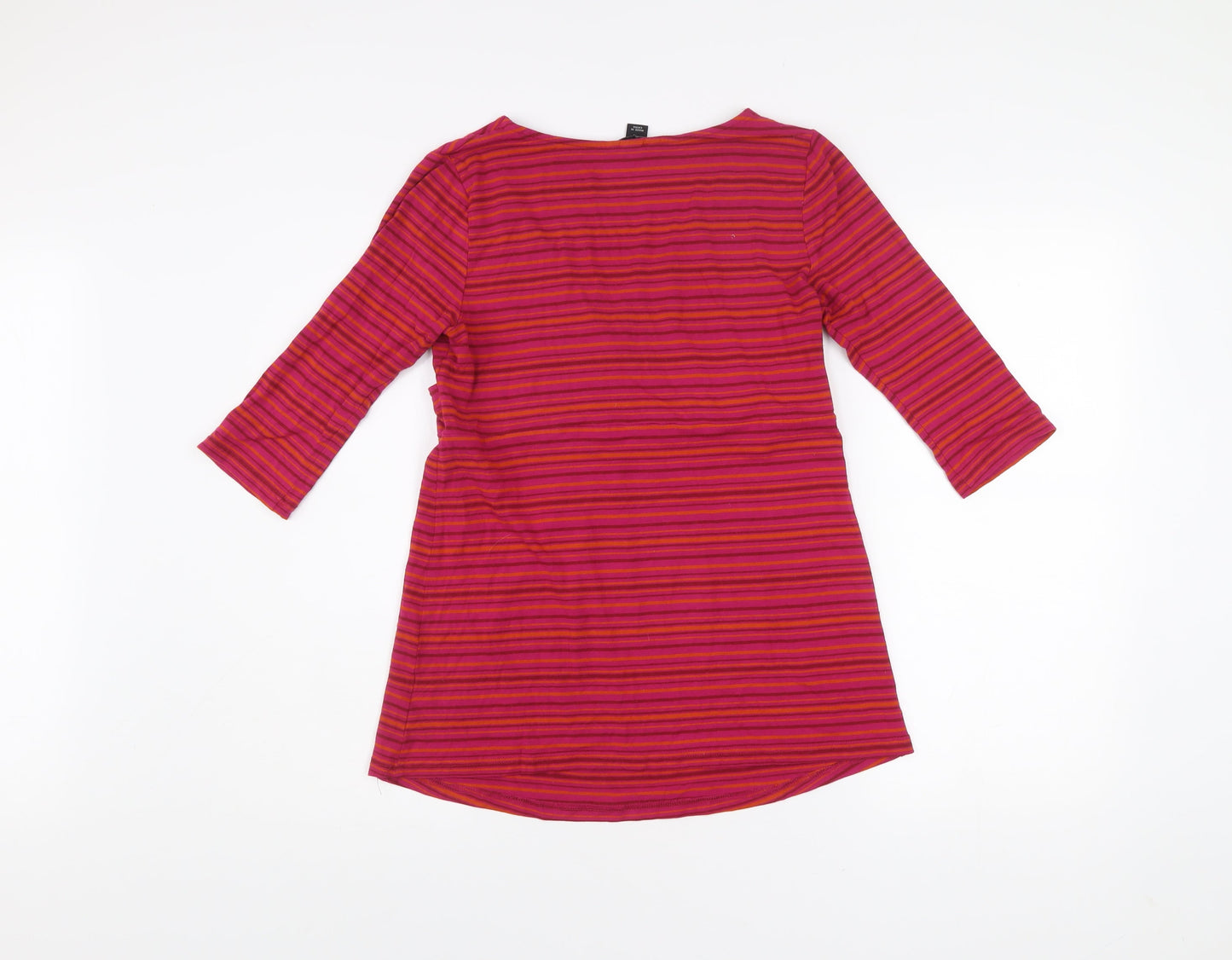 H&M Mama Womens Maternity Striped Wrap Blouse Size 12 Multicoloured