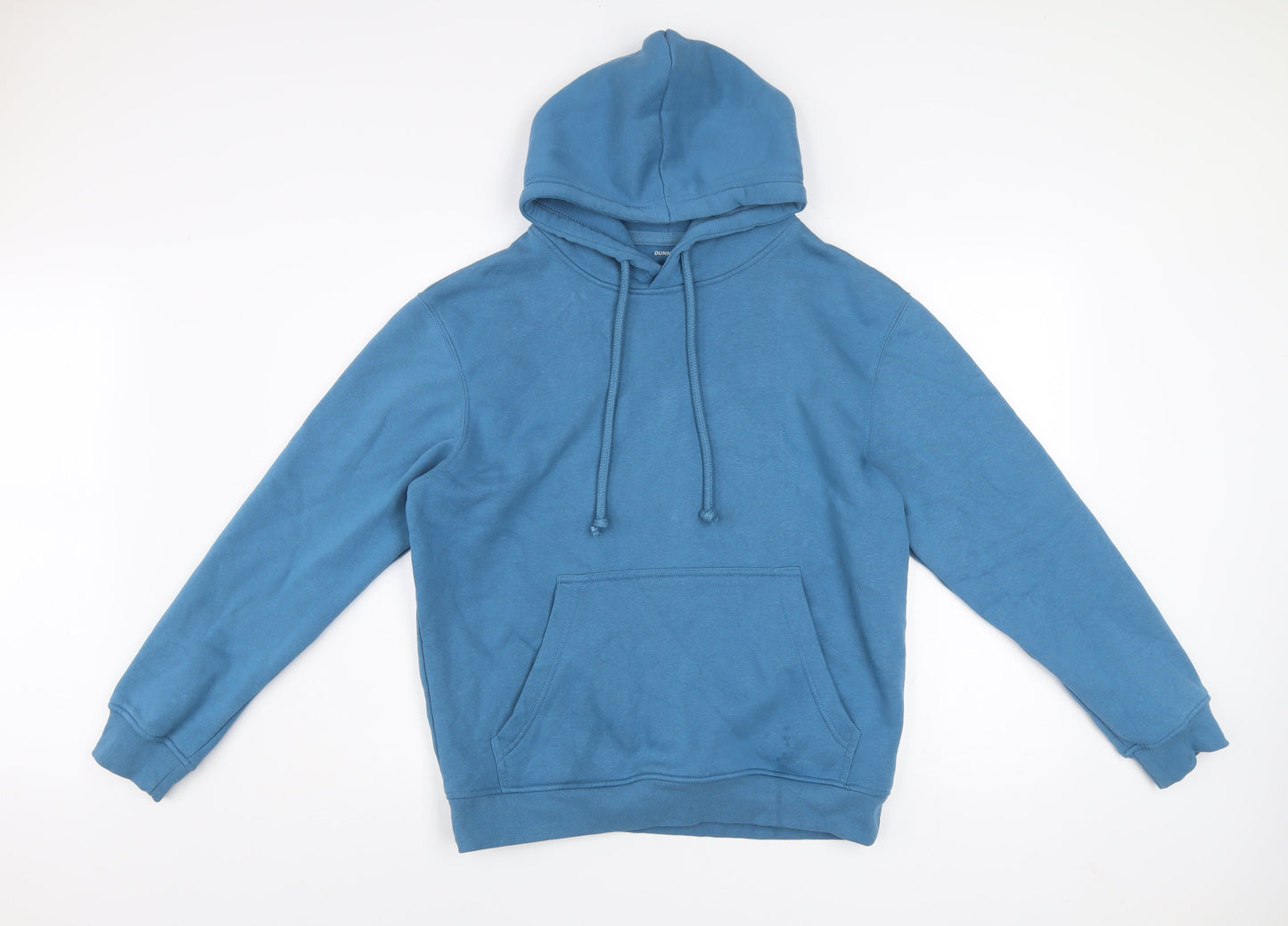 Dunnes Stores Men's Blue Pullover Hoodie Size S Relaxed Fit
