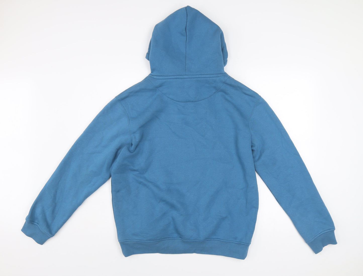 Dunnes Stores Men's Blue Pullover Hoodie Size S Relaxed Fit