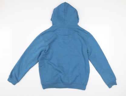 Dunnes Stores Men's Blue Pullover Hoodie Size S Relaxed Fit
