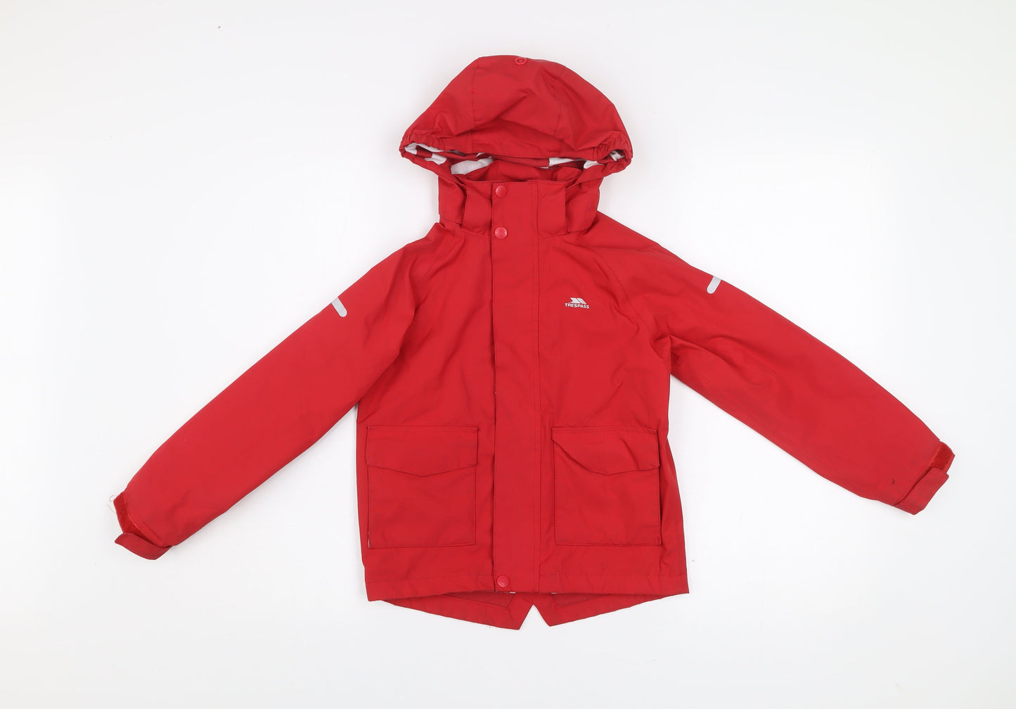 Boys UK Size 5-6 Years Trespass Red Rain Coat