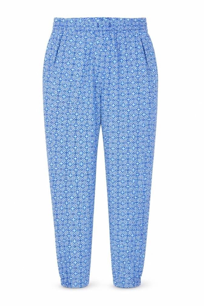 Gap Women’s Blue XS Geometric Print Polyester Jogger Trousers