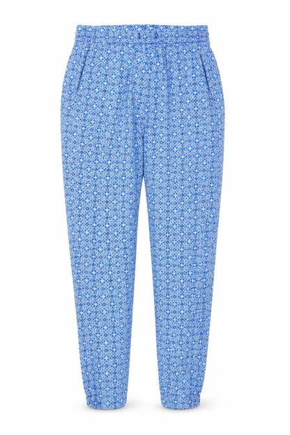 Gap Women’s Blue XS Geometric Print Polyester Jogger Trousers