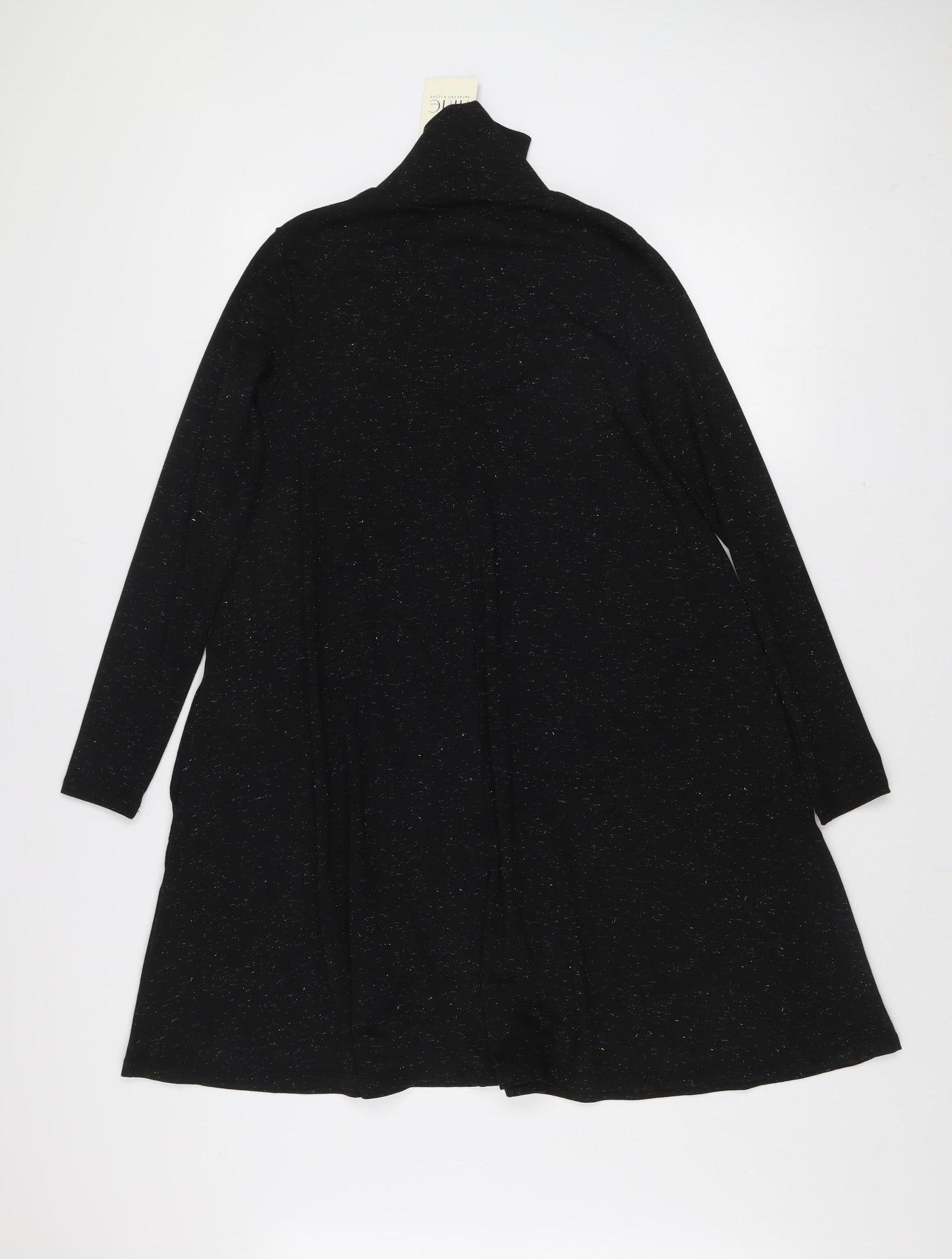 Nine by Savannah Miller Womens Black A-Line Roll Neck Jersey Dress Size 8
