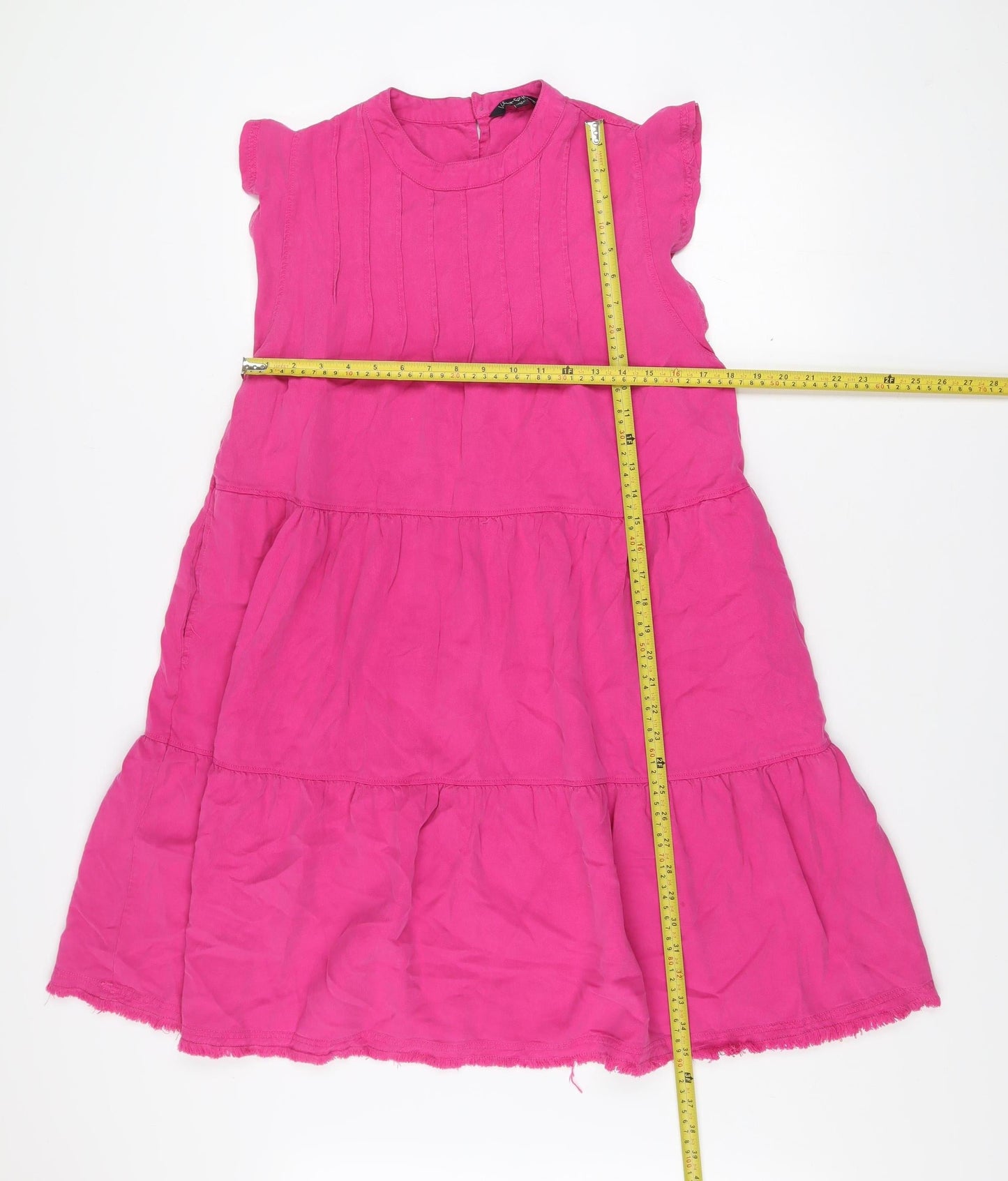 Velvet Heart Women’s Pink Shift Dress L Knee Length Sleeveless Casual