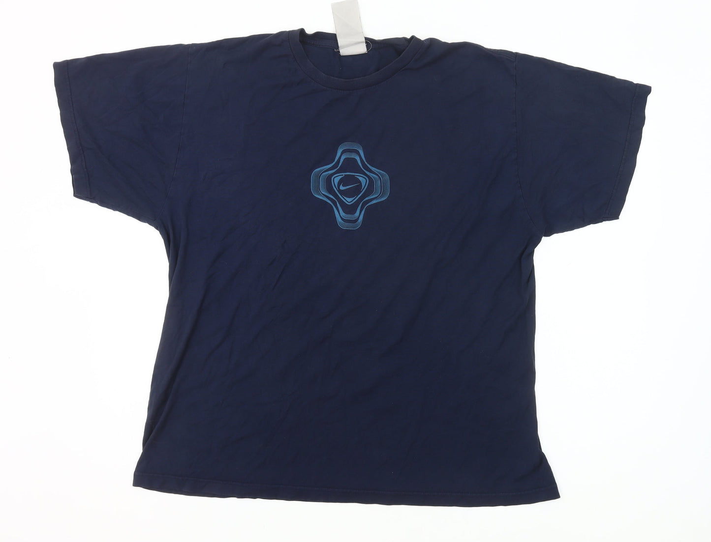 Nike Men’s Blue L Vintage Logo Graphic Sports T-Shirt