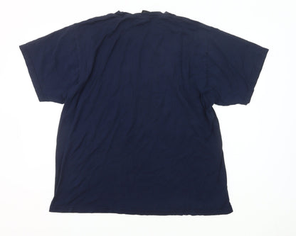 Nike Men’s Blue L Vintage Logo Graphic Sports T-Shirt