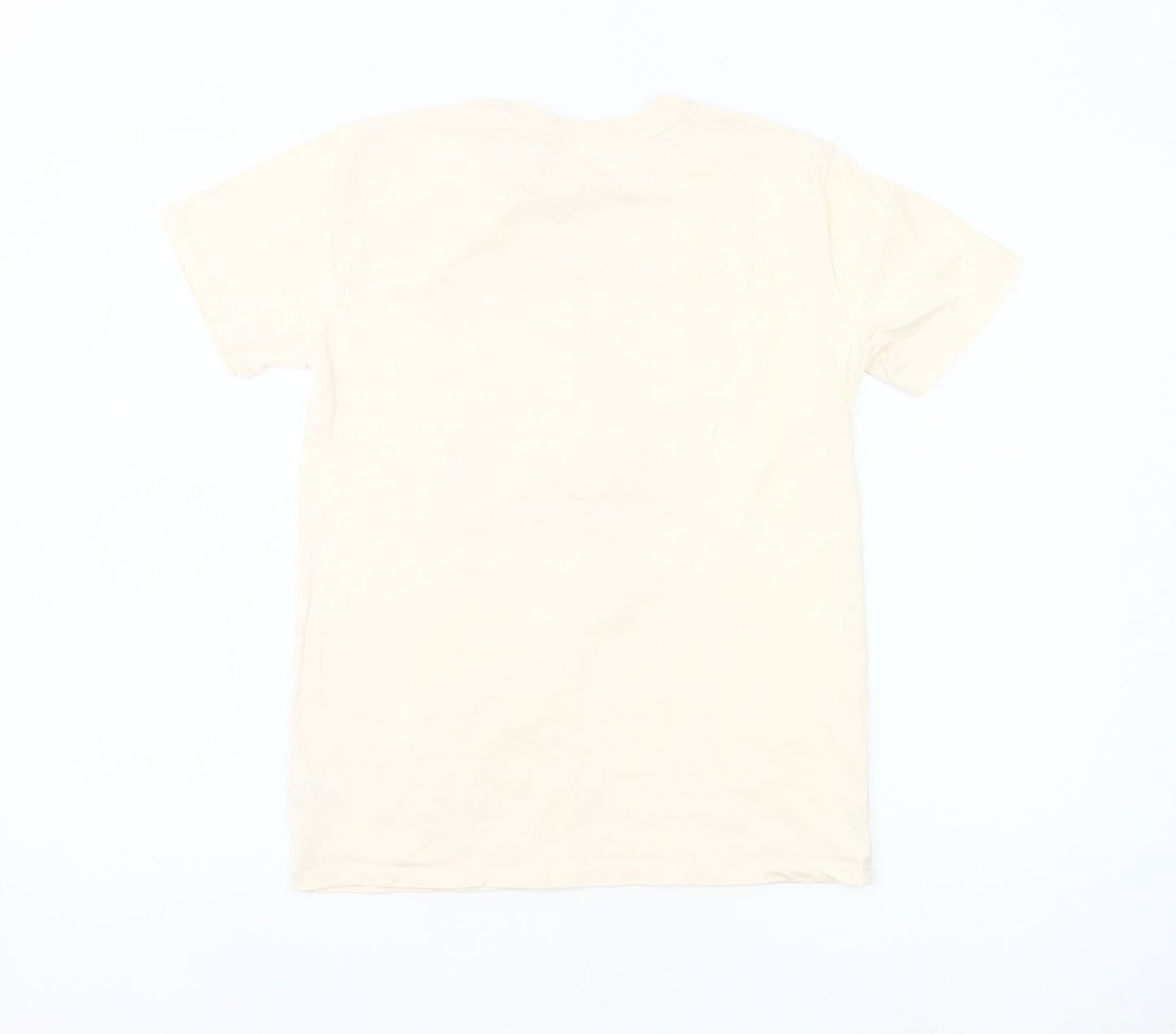 Dunnes Stores Boys Beige Skate Graphic T-Shirt Size L 85cm