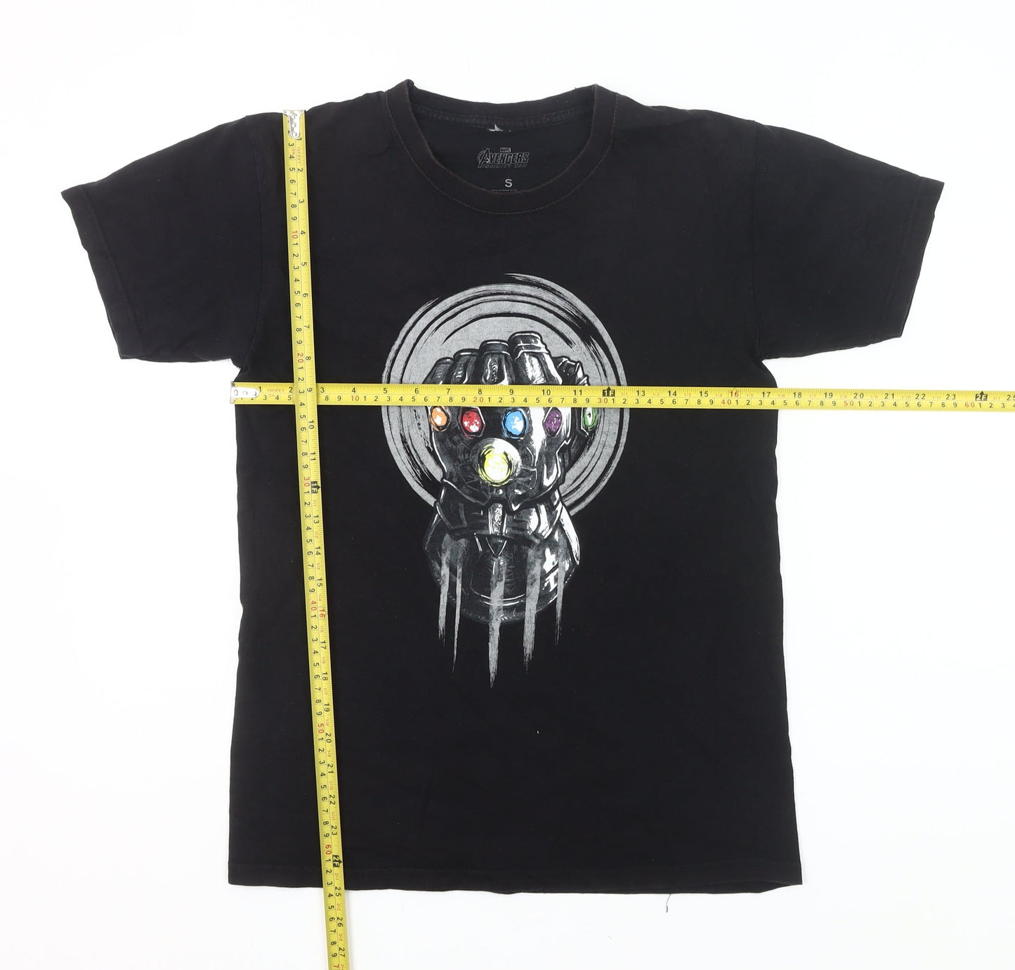 Marvel Avengers Infinity War Men’s Black Small Graphic T-Shirt