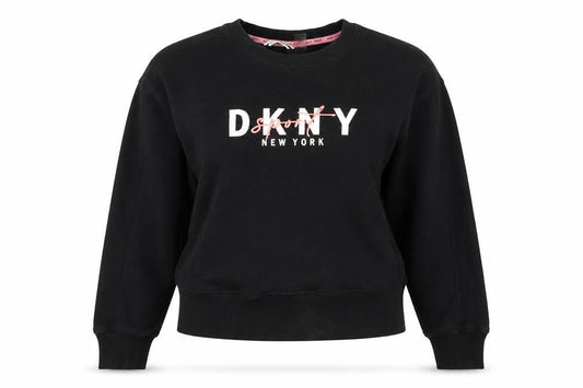 Womens UK Size 8 DKNY Black Pullover Sweatshirt