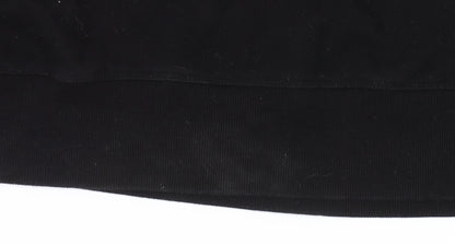 DKNY Women Black Logo Pullover Sweatshirt Size 8 Regular Fit