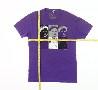 Next Level Men’s Purple Twitch Kappa Graphic T-Shirt Size S