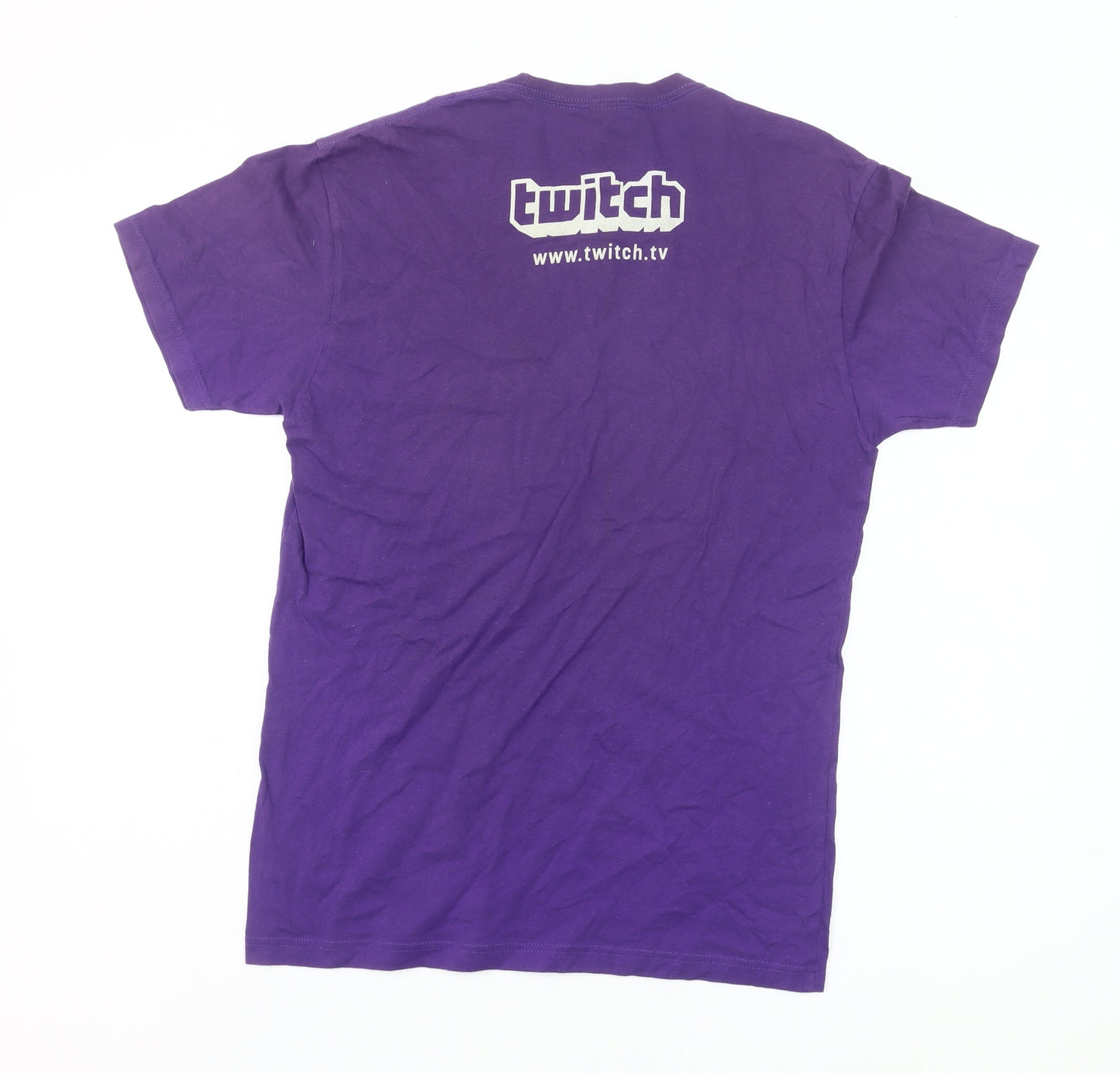 Next Level Men’s Purple Twitch Kappa Graphic T-Shirt Size S