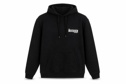 The Busker Men’s Black XL Pullover Hoodie Whiskey Logo Graphic Sweatshirt