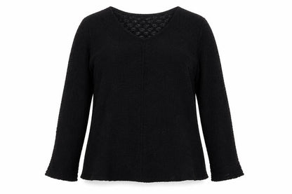Savida Women’s Black Lace Long Sleeve Blouse Size 20