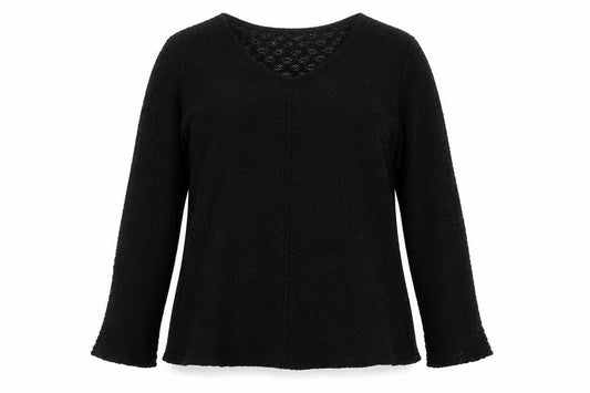 Savida Women’s Black Lace Long Sleeve Blouse Size 20
