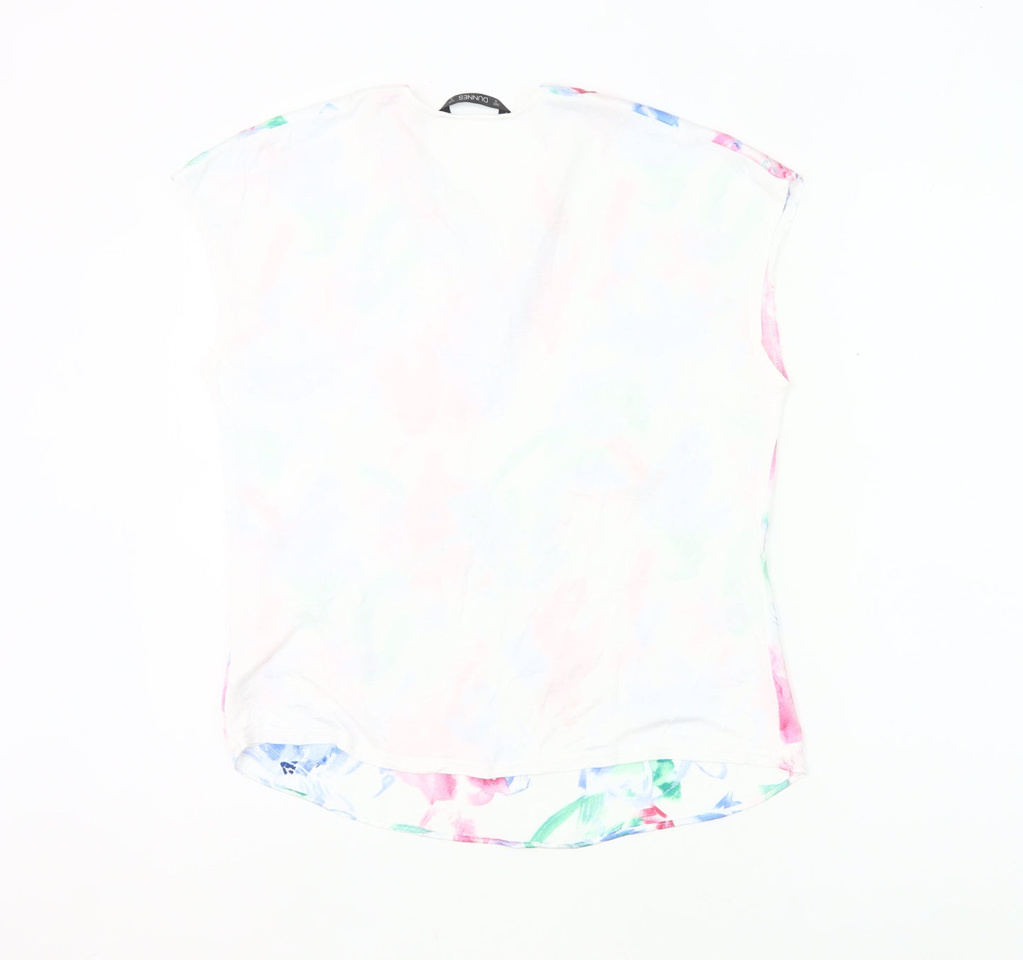 Dunnes Women’s Multicoloured Floral Sleeveless Tunic Blouse Size 8