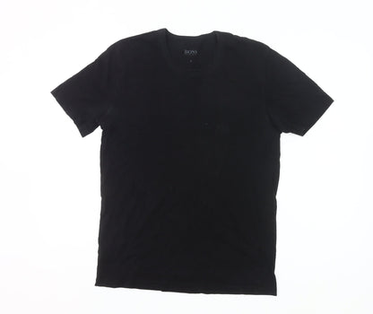 Mens UK Size M HUGO BOSS Black  T-Shirt