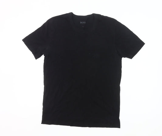 Mens UK Size M HUGO BOSS Black  T-Shirt