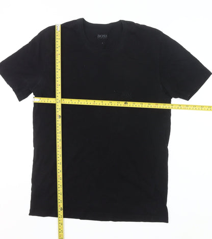 Mens UK Size M HUGO BOSS Black  T-Shirt