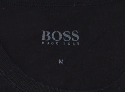 Mens UK Size M HUGO BOSS Black  T-Shirt